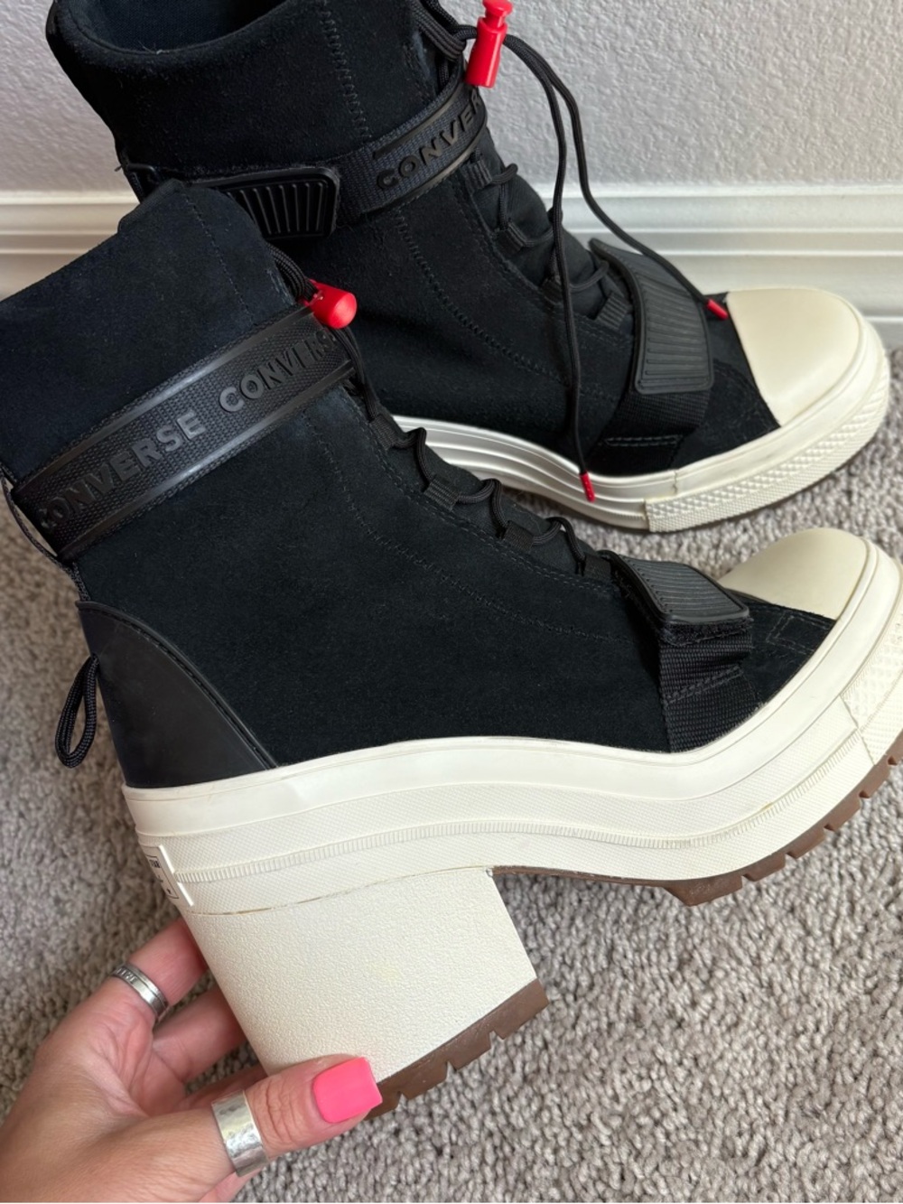 Converse Women's Chuck Taylor All Star GR82 Extra-High Top Boots - Picture 3 of 14